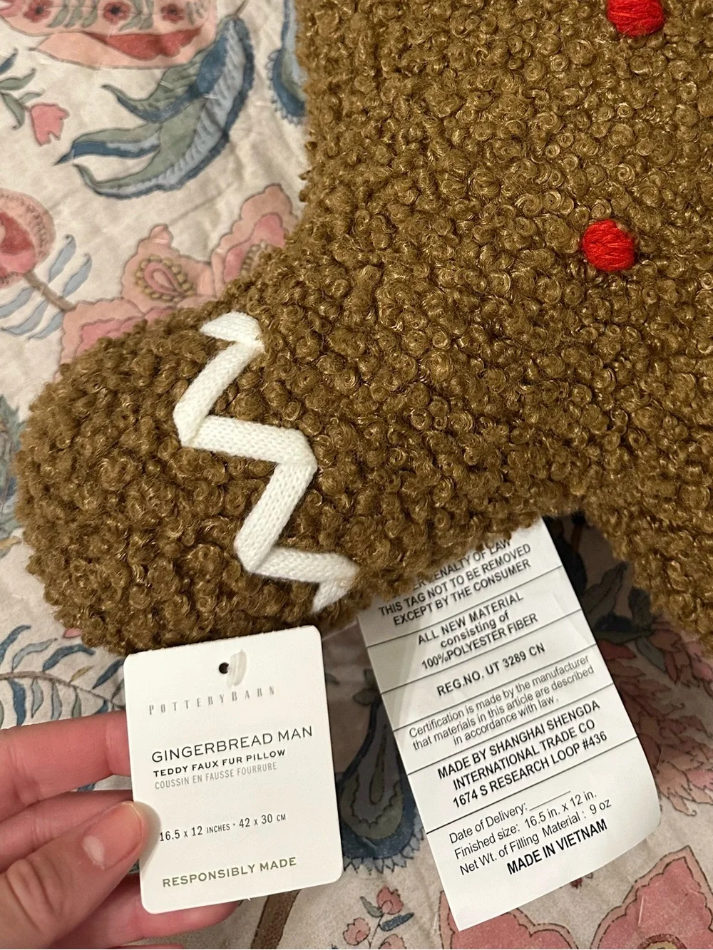 Pottery Barn Mr. Spice pillow